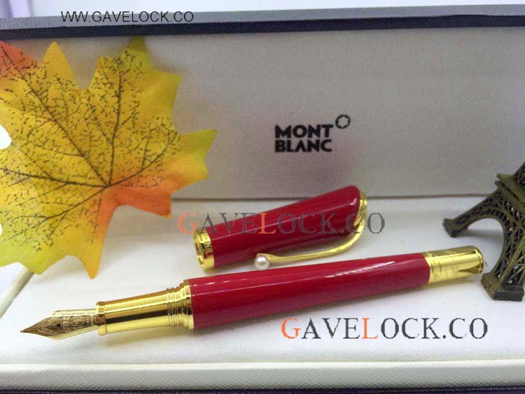 Wholesale Mont Blanc Fake Pen Montblanc Marilyn Monroe Red And Gold Fountain Wholesale Mont Blanc Fake Pen Montblanc Marilyn Monroe Red And Gold Fountain
